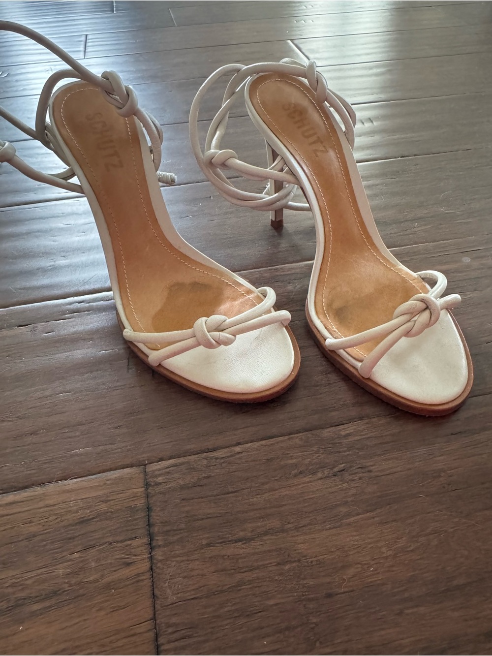 SCHUTZ Nicky Nappa Leather Sandal